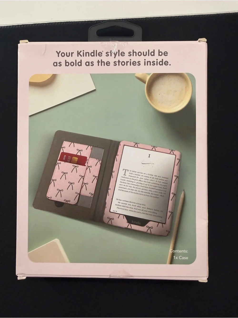 Ijoy 3 In 1 Kindle Case 12th Generation Paperwhite/Signature Pink Bows Kickstand